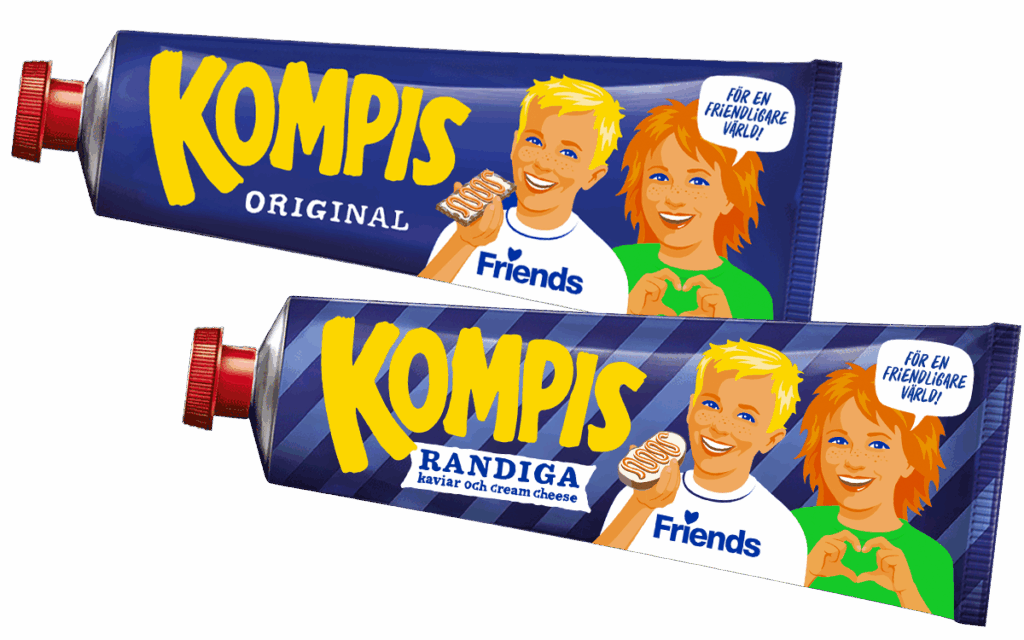 Kalles Kompistub original, Kalles Kompistub randiga i samarbete med Friends.